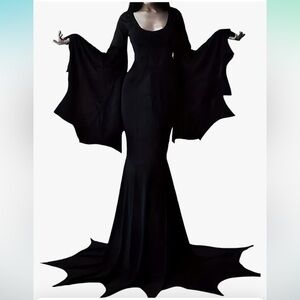 NWOT Dramatic Goth Halloween Costume Dress